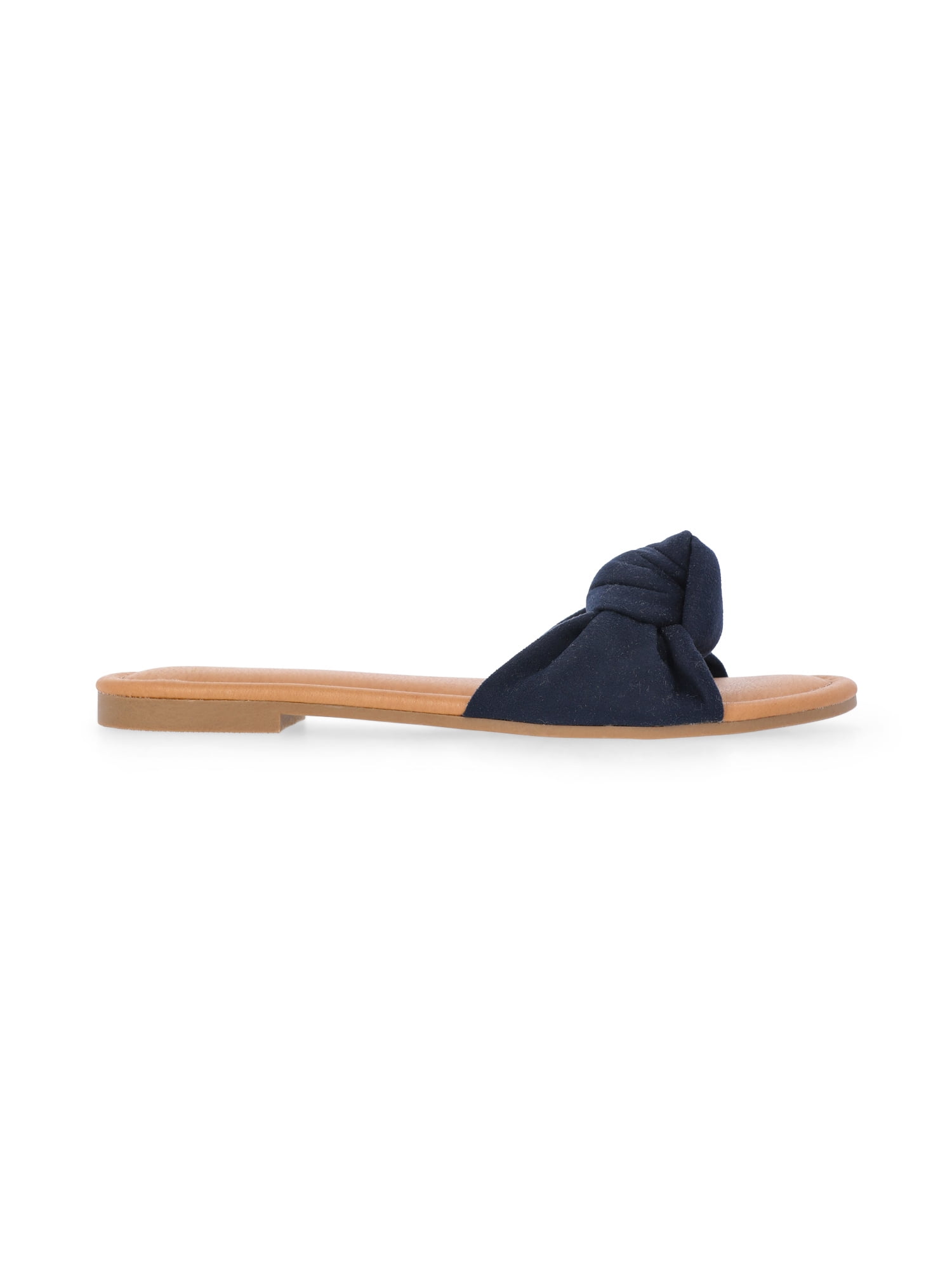 Time and Tru Women's Knot Slide Sandals