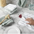 thumbnail image 2 of KitchenAid Albany Machine Wash Matte Grey/White Striped Cotton Dish Towel, 2 of 5
