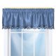 thumbnail image 1 of Window Valance Collections Etc Elegance Scroll Blue 148 x 33 cm, 1 of 3