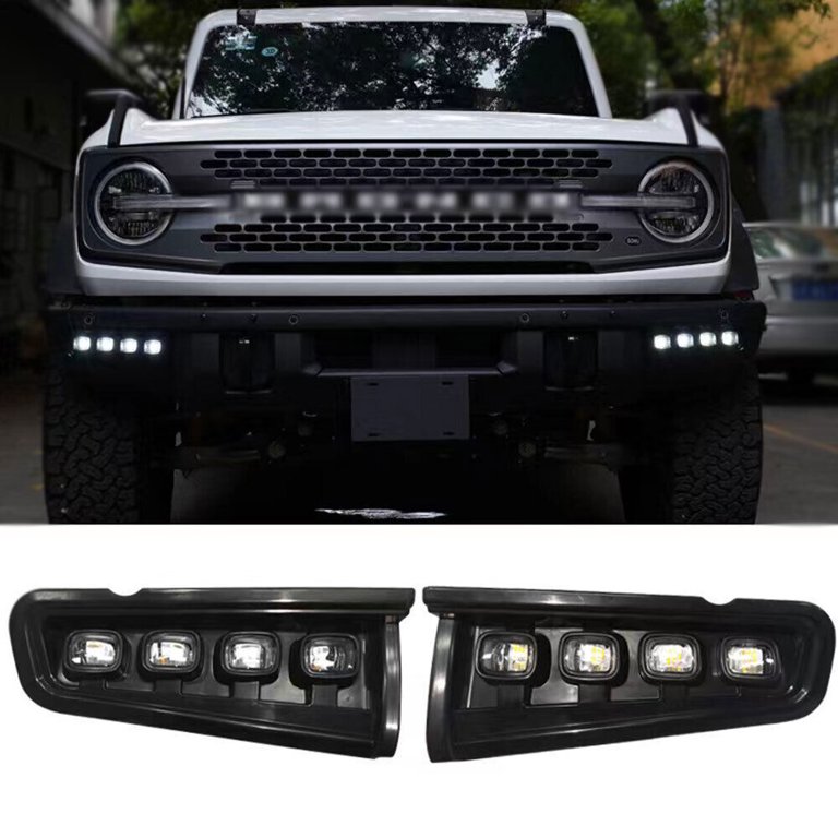 2pcs Daytime Running Light for Ford Bronco 2021-2023 DRL Headlight