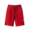 thumbnail image 7 of EazyTech High Waist Bermuda Shorts for Women Wide Leg Shorts | Loose Fit Drawstring Elastic Waist Knee Length with Pockets, Summer Casual Travel Beach Daily Wear, 7 of 7
