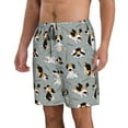 thumbnail image 2 of Salouo Funny Beagle Active Dog Pattern Swim Trunks for Men,Men's Hawaiian Bathing Suit Swimsuits Quick Dry Swimming Board Shorts Beach Shorts with Pockets-Large, 2 of 6