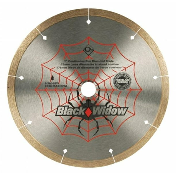 7 in. Black Widow Saw Blade Walmart