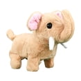 thumbnail image 2 of 15 Inches (Approx) Simulation Electric Plush Animal Toy, Soft Fluffy Light Brown Interactive Stuffed Toy That Can Walk, Bark And Move, Realistic Lifelike Companion Toy For Family,, 2 of 6