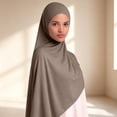 thumbnail image 2 of QASIEATN Daily Wear Silk Scarves for Women Cotton Hijab Women's Headscarf Quality 180 X 55 Cm Soft Breathable and Opaque Fall Fashion Accessories, 2 of 5