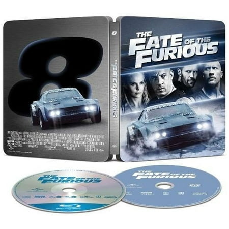 The Fate of the Furious Limited Edition Steelbook (Blu-Ray+DVD+Digital HD)