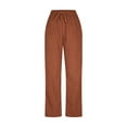 thumbnail image 6 of Juslio Women Pants Vintage Corduroy Casual Comfortable High Waist Straight Pants, 6 of 7