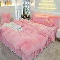 thumbnail image 1 of Ensemble de Literie en Molleton Chaud et Pelucheux de Luxe, Housse de Couette en Vison, 1 of 16