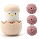thumbnail image 1 of Cepillo de cocina Forma de huevo de pollo Dibujos animados lindo Nano Bola de limpieza Cocina Durable Cepillo de lavado de ollas, Olla doméstica y Cepillo de limpieza de cuencos con mango Ormromra CPB-DE-WX402-1, 1 of 5