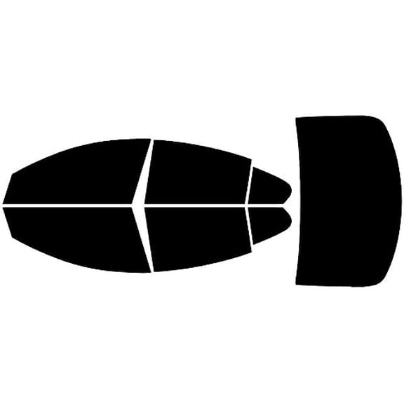 Rvinyl Window Tint Kit Compatible with Buick Regal 2011-2017 - Complete Precut Kit - 5%