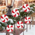 thumbnail image 6 of Christmas Decorations Indoor Tree Picks: Large Red White Peppermint Lollipop Christmas Picks for Tree, Cute Candy Picks Ornaments for Xmas Tree Topper Home Office Holiday Party Vase Decor, 6 of 8