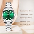 thumbnail image 6 of Women Watch Classic Quartz Wristwatch for Woman Solid Stainess Steel Band Luminous Pointer 3ATM Waterproof Watch Mother's Day Gift, 6 of 8