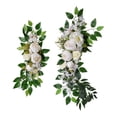 thumbnail image 3 of 2x Hanging Artificial Flower Arch Decor Arrangement Wedding Decors Decorative for Wedding Background White, 3 of 9
