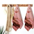 thumbnail image 6 of Nawy A Pink Background with Flowers Falling Kitchen Towels 2-Piece Set for Kitchens, Bathrooms, Showers 27.5*16in, 6 of 6