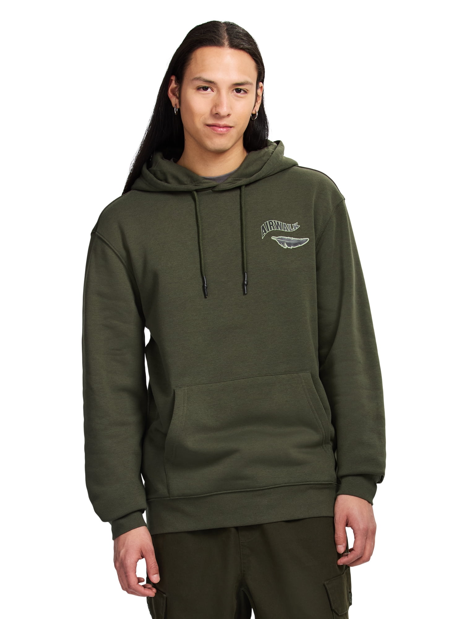 Lane Seven Unisex Heavyweight Pullover Hooded Sweatshirt XS Black