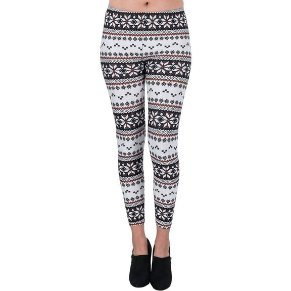 Women's Arctic Design Full Length Stretchy Leggings