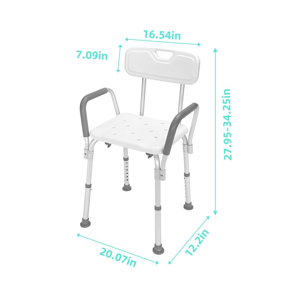 Fch Zimtown Shower Chair With Arms