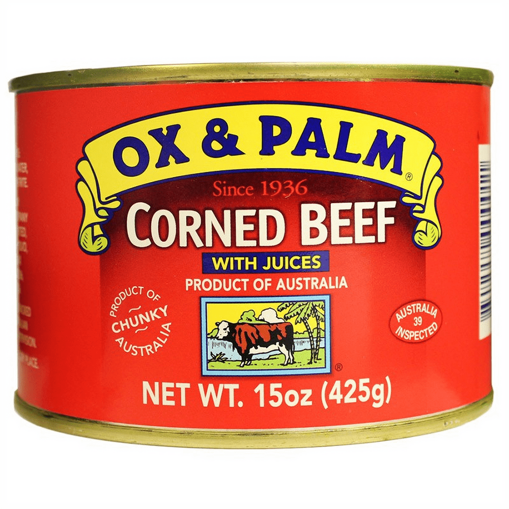 OX & PALM Corned Beef Large, 15 oz OX & PALM Corned Beef Large, 15 oz