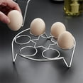 2pcs Stainless Steel Steamed Egg Racks Single Layer Multifunctional
