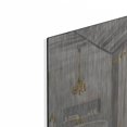 thumbnail image 2 of Luxe Metal Art 'Attic Bathroom 2 Gray Wood'  by Silvia Vassileva Metal Wall Art, 16" x 24", 2 of 9