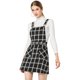 thumbnail image 1 of Disfraz de navidad PaMujer, CorrAjustable Por EnciDe Rodilla, Vestido General, FalCon Tirantes Blanco Negro XXL, 1 of 6