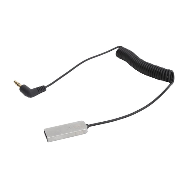 Adaptador de audio para automóvil, adaptador de audio Estéreo portátil para automóvil Plug and Play para el hogar para automóvil para computadoraOffice Fyydes Descripción de la referencia