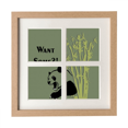 thumbnail image 1 of China Chengdu Panda Food Frame Wall Tabletop Display 4 Openings Picture, 1 of 3