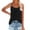 Black, variant on Tank Tops for Women Tank Top Adjustable Spaghetti Strap Camisole Scoop Neck Sleeveless Top S 3Xl Tank Tops
