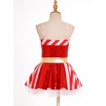 thumbnail image 4 of Aislor Kids Girls Christmas Ballet Dance Figure Ice Skating Tutu Dress Princess Xmas Fancy Party Red 8, 4 of 7