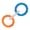 Sky Blue#0625-38, variant on 3-Ring TPR Dog Tug Toy Interactive Pull Teething Chew Toy for Indoor Backyard Training Play 8.66"×3.54"