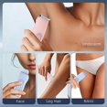 thumbnail image 4 of 2-in-1 Bikini Trimmer for Women, Dual Head Electric Shaver for Body & Face, Cordless Wet/Dry Painless Hair Removal for Home Travel, 4 of 5