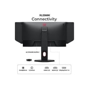 BenQ Zowie XL2566K 24.5 Full HD LED Gaming LCD Monitor - 16:9 - Dark Gray - 25 Class - Twisted nematic (TN) - 1920 x 1080 - 360 Hz Refresh Rate - HDMI - VGA