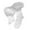 White, variant on Crew Socks for Women Fashion Warm Soft Solid Sport Socks Medium Length with Lace Trim for Home Womens Socks Black One Size
