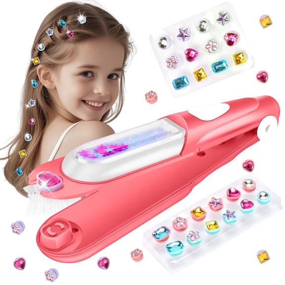 Hair Gem Stamper, Glitter Diamond Styling Tools Hair Accessories, Reusable Shiny Diamond Hairdressing Styling Tools