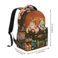 thumbnail image 2 of Breeding My Singing Monsters Island Backpack Shoulders Laptop Daypack Student School Bag Satchel Bookbag Unisex Travel Bag Rucksack Knapsack, 2 of 6