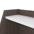 thumbnail image 4 of Bestar Skat 36W Secretary Desk in white & bark grey, 4 of 8