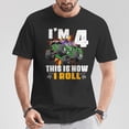 thumbnail image 5 of Monster Trucks Are My Jam 4Th Birthday Boy 4 Years Old TShirt, 5 of 6