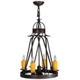 thumbnail image 2 of Meyda Tiffany 142973 Lakeshore 4 Light 19" Wide Taper Candle Multi Light Pendant, 2 of 5