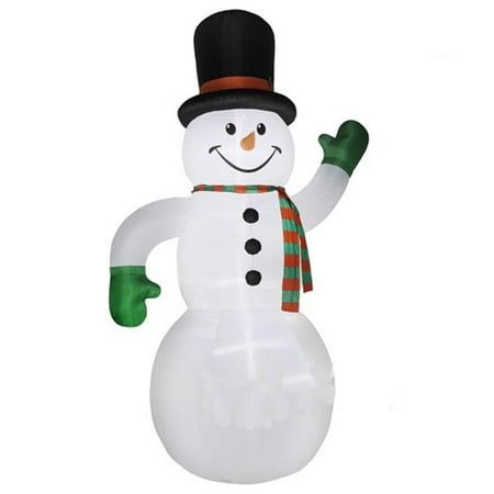 20' Gemmy Airblown Inflatable Giant Snowman W/ Top Hat