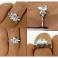 thumbnail image 3 of K-KED Fashion 925 Silver Rings for Women Cubic Zirconia Wedding Party Delicate Jewelry Size6-10-10-#6, 3 of 6