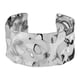 thumbnail image 2 of Pulsera abierta con diseño asimétrico, ancha y elegante. Estilo C Plata, 2 of 9