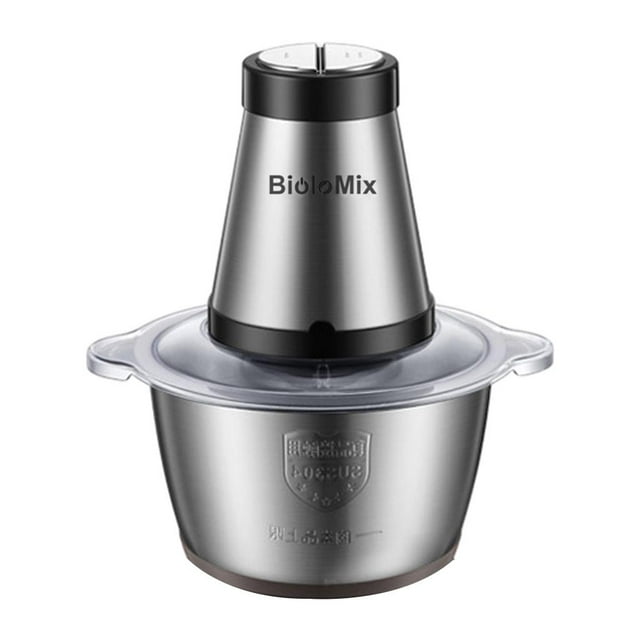 Picadora de carne eléctrica Sunnimix cortadora de pimienta y jengibre 500W acero inoxidable