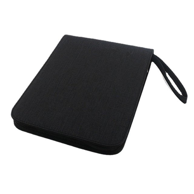 Bolsa de almacenamiento para bolígrafos, 10/24/48 cuadrículas, sencilla, impermeable, a prueba de polvo, caja para bolígrafos, lona de almacenamiento múltiple, multifuncional