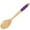 Purple, variant on Chef Craft Premium Silicone Handle Wooden Spoon, 14 inch, Green
