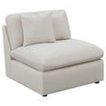 thumbnail image 3 of Hobson 5-piece Upholstered Modular Sectional Sofa Ivory, 3 of 12