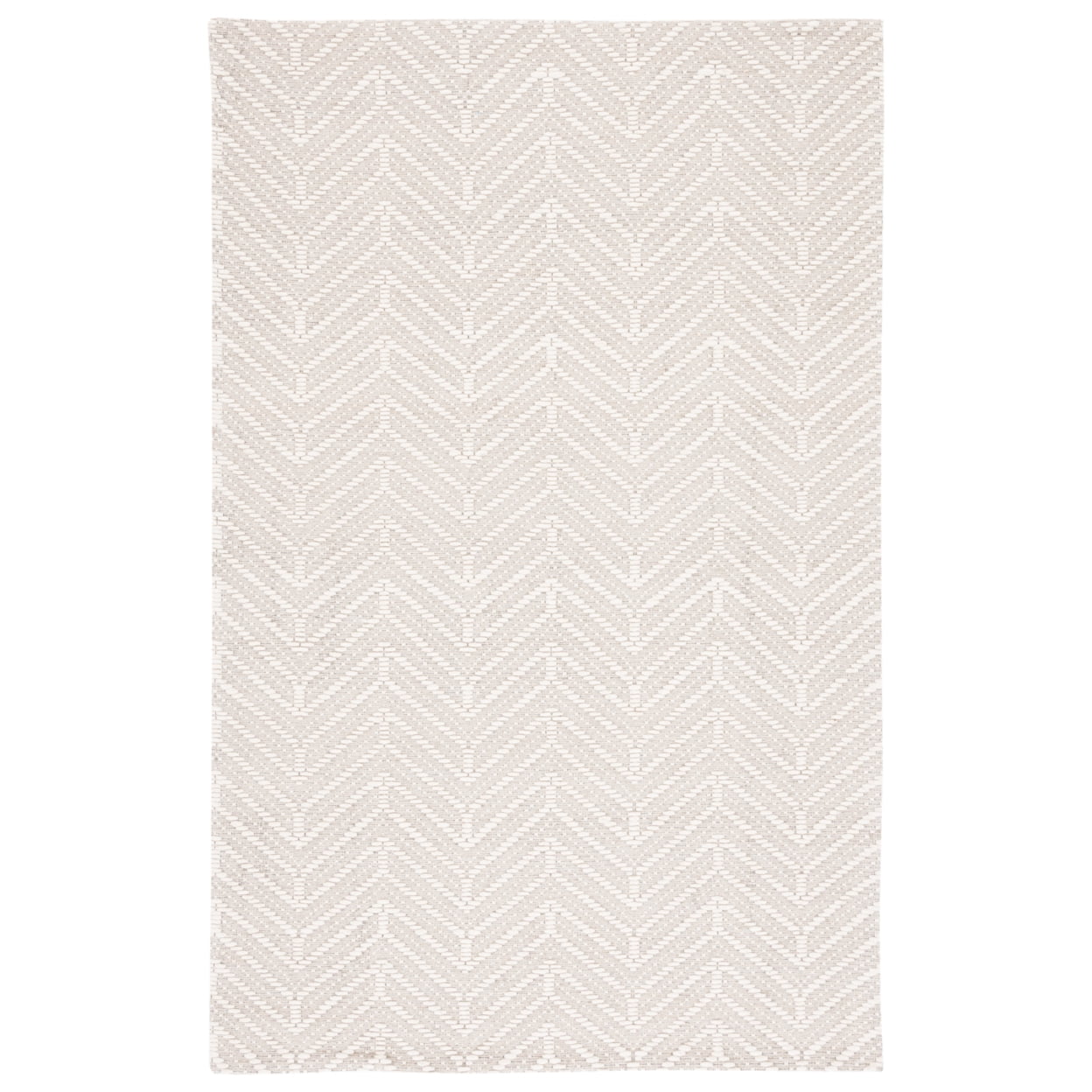 SAFAVIEH Marbella Zowie Zig-Zag Area Rug, Ivory/Beige, 8' x 10'