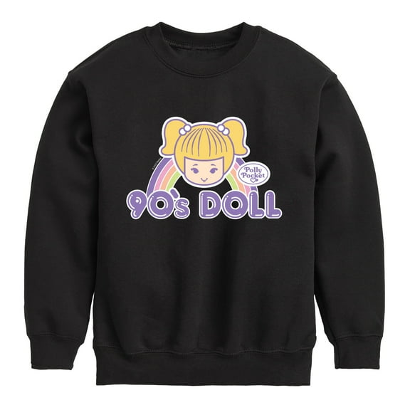 Polly Pocket - 90s Doll - Toddler And Youth Crewneck Fleece Sweatshirt