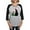 Heather/Black, variant on CafePress - Santa Cat & Mouse - Womens Baseball Tee