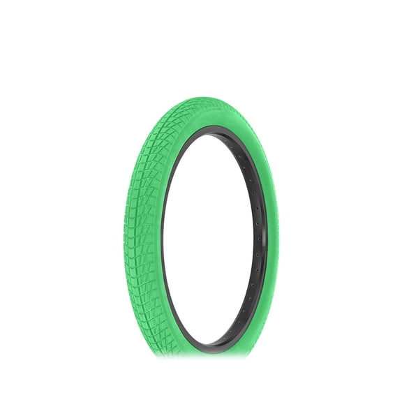 Bike Tire 20 x 2.40 Green/Green Side Wall R-4602