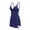 05-Navy Blue, variant on Women's Lingerie Sexy Nightwear Spaghetti Strap Nightgown Babydoll Chemise